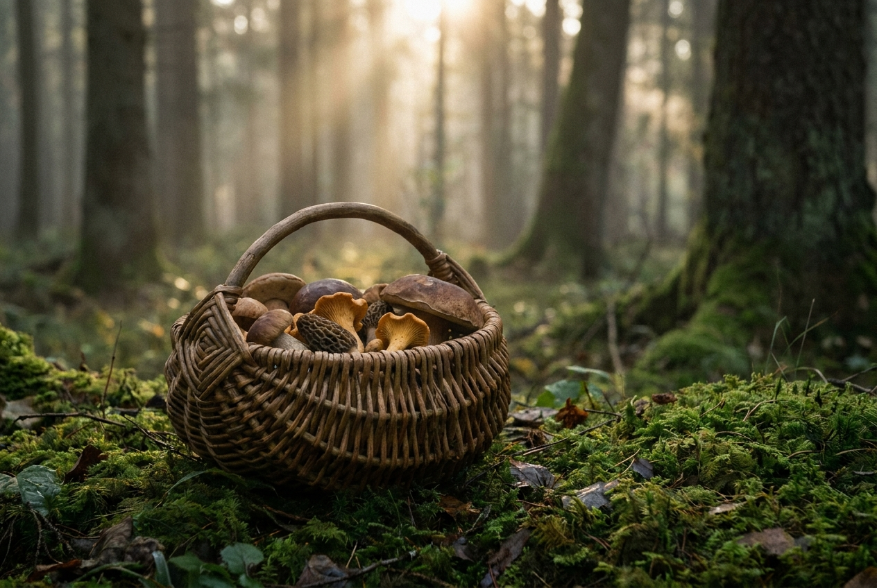 Wildpilze sammeln: Achtsam durch den Wald